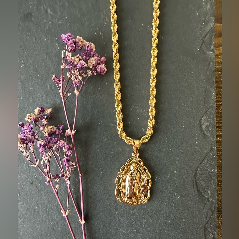 Gold Filled Mary Rope Chain